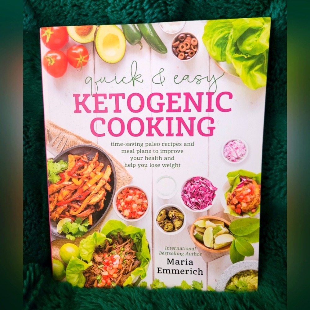 🍳 Quick & Easy Ketogenic Cooking Softcover Keto Low Carb Cook Book